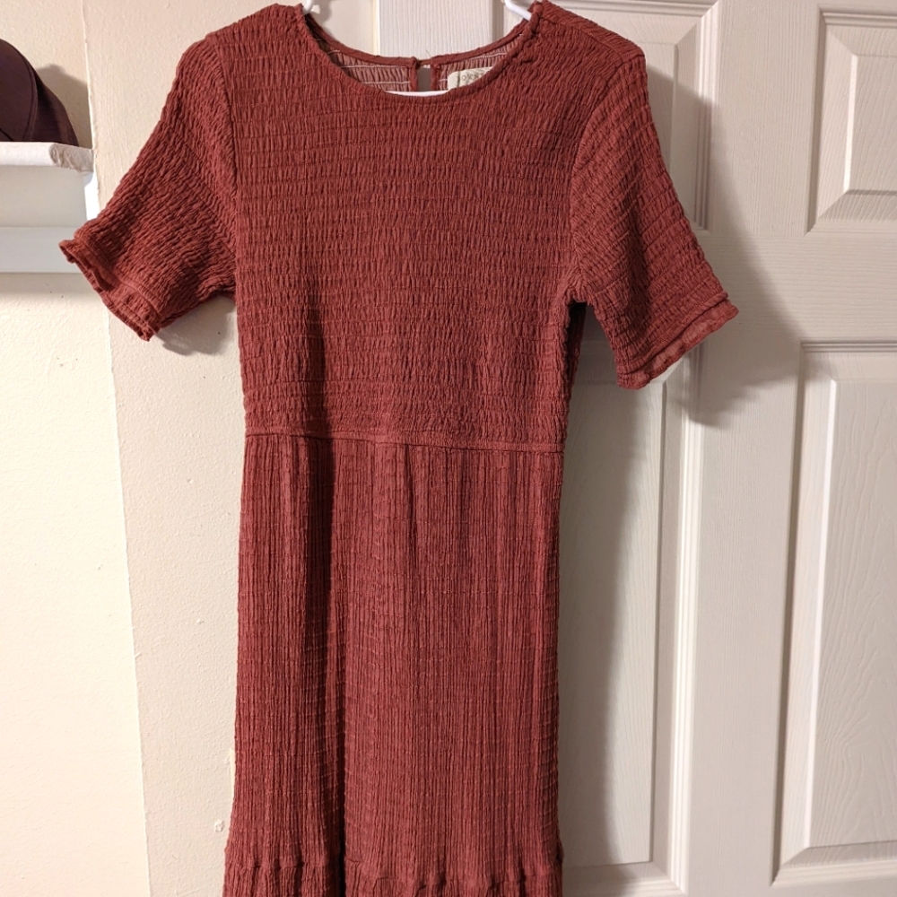 DOWNEAST Dusty Rose Dress